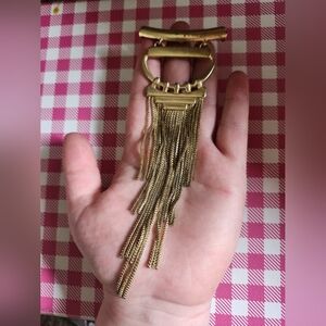 Gold necklace pendant